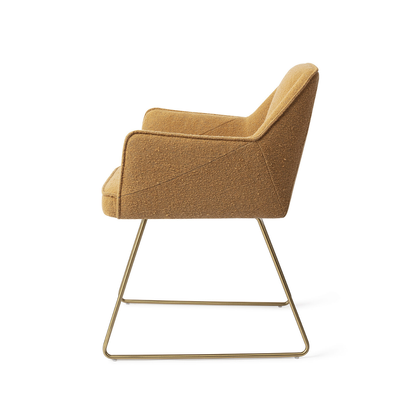 Jesper Home Eetkamerstoel 'Tome' Slide Gold, kleur Masai Giraffe