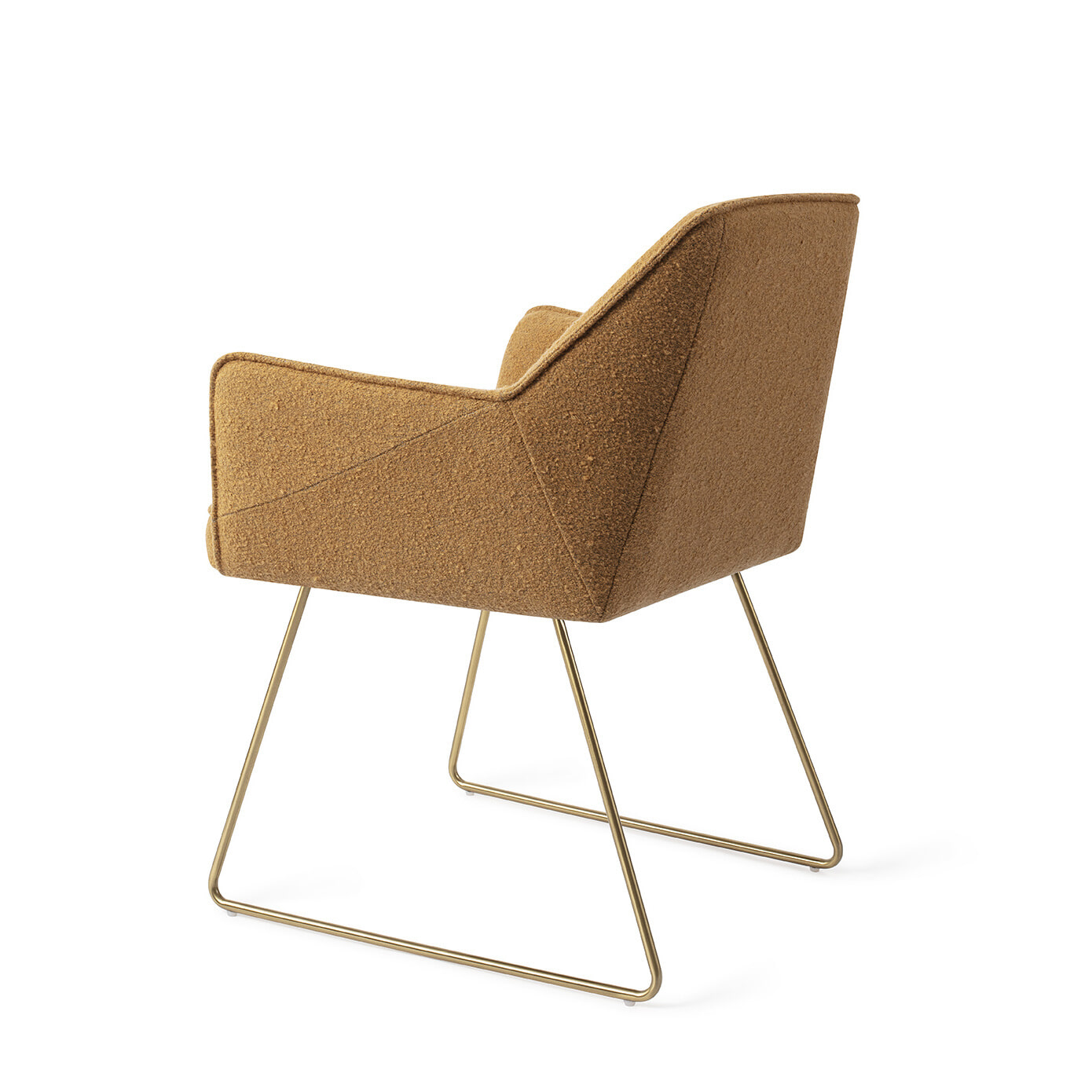 Jesper Home Eetkamerstoel 'Tome' Slide Gold, kleur Masai Giraffe