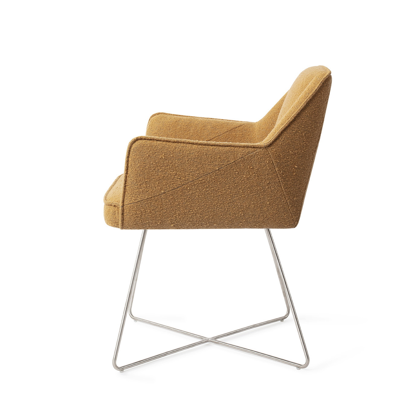 Jesper Home Eetkamerstoel 'Tome' Cross Steel, kleur Masai Giraffe