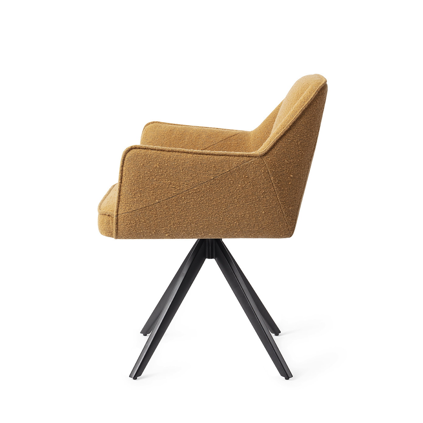 Jesper Home Eetkamerstoel 'Tome' Turn Black, Draaibaar, kleur Masai Giraffe