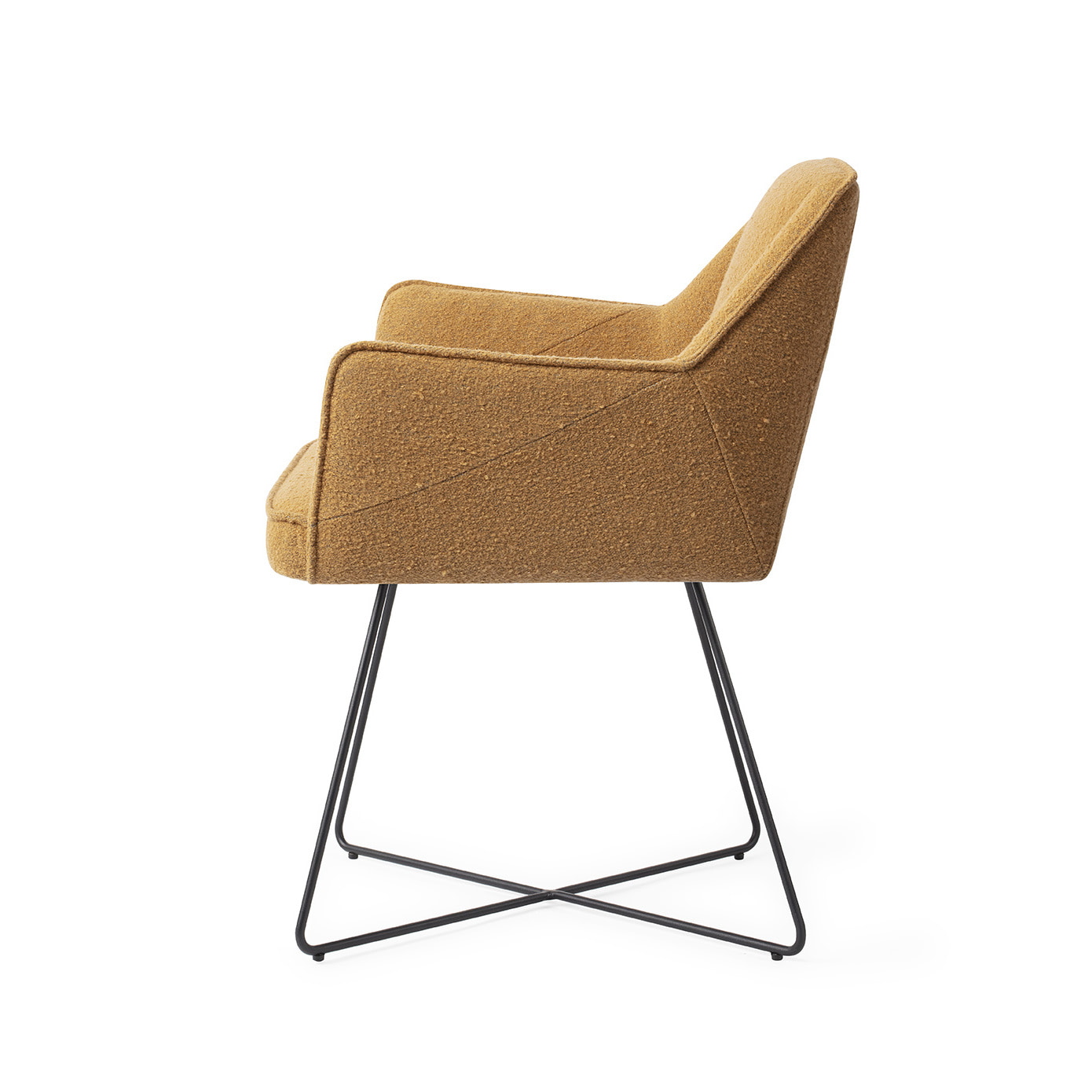 Jesper Home Eetkamerstoel 'Tome' Cross Black, kleur Masai Giraffe