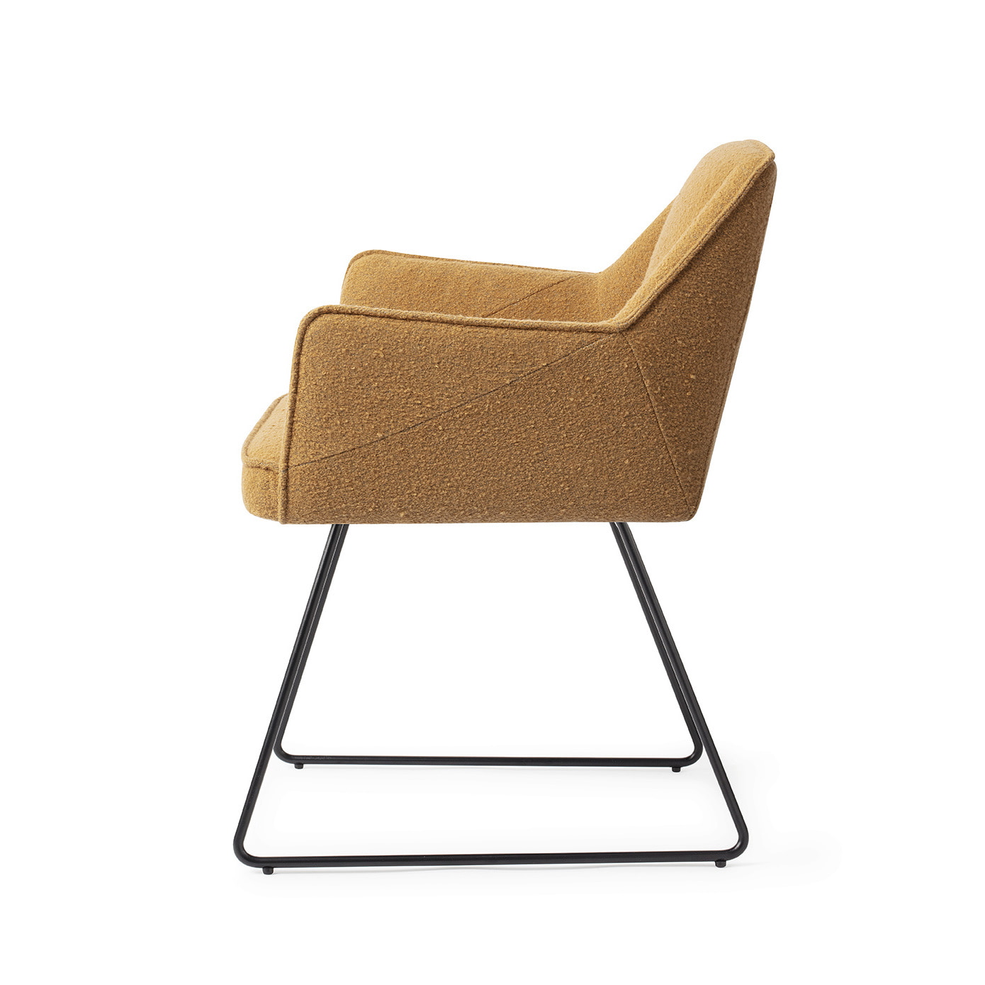 Jesper Home Eetkamerstoel 'Tome' Slide Black, kleur Masai Giraffe