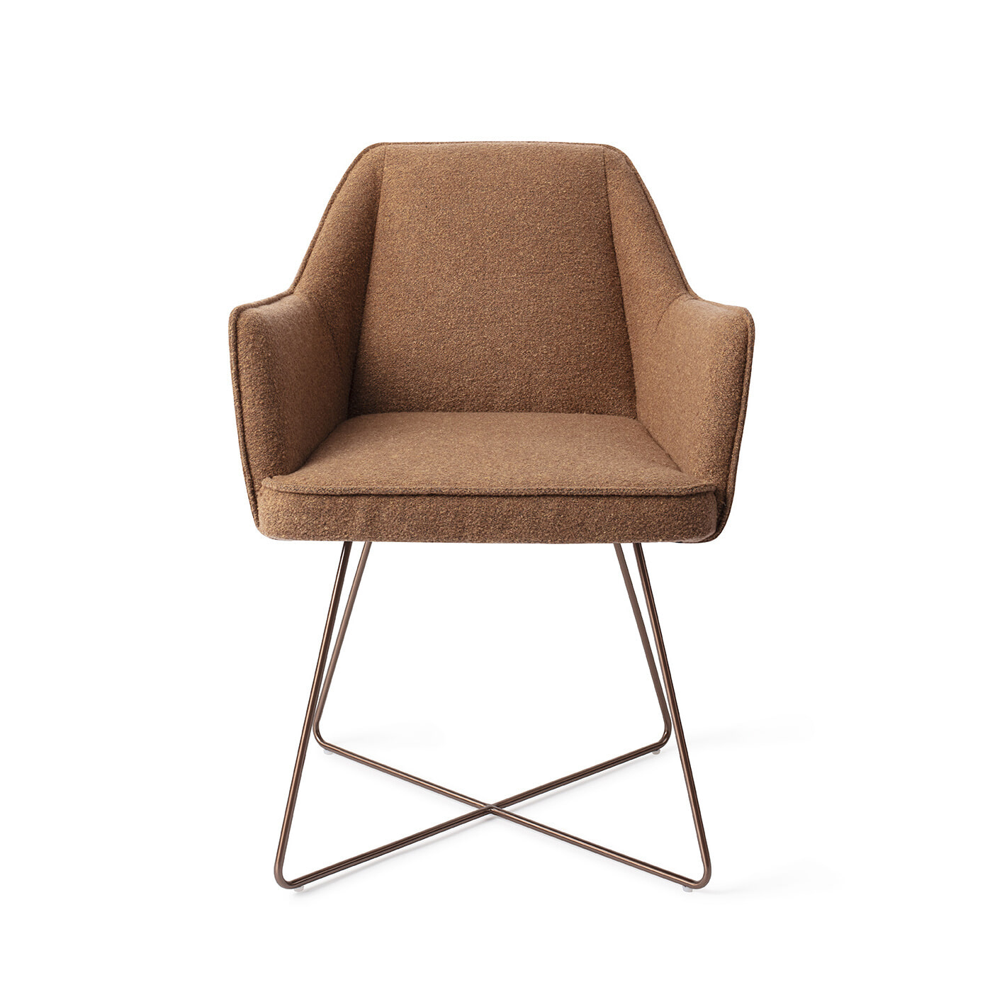 Jesper Home Eetkamerstoel 'Tome' Cross Rose, kleur Cinnamon Bun