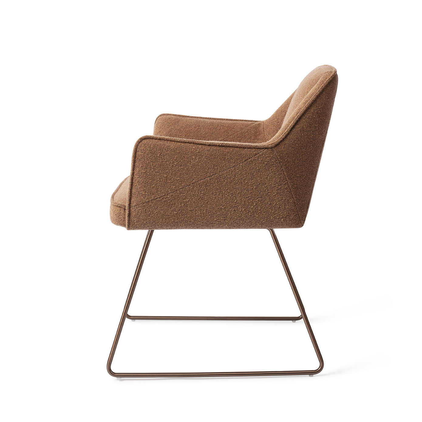 Jesper Home Eetkamerstoel 'Tome' Slide Rose, kleur Cinnamon Bun