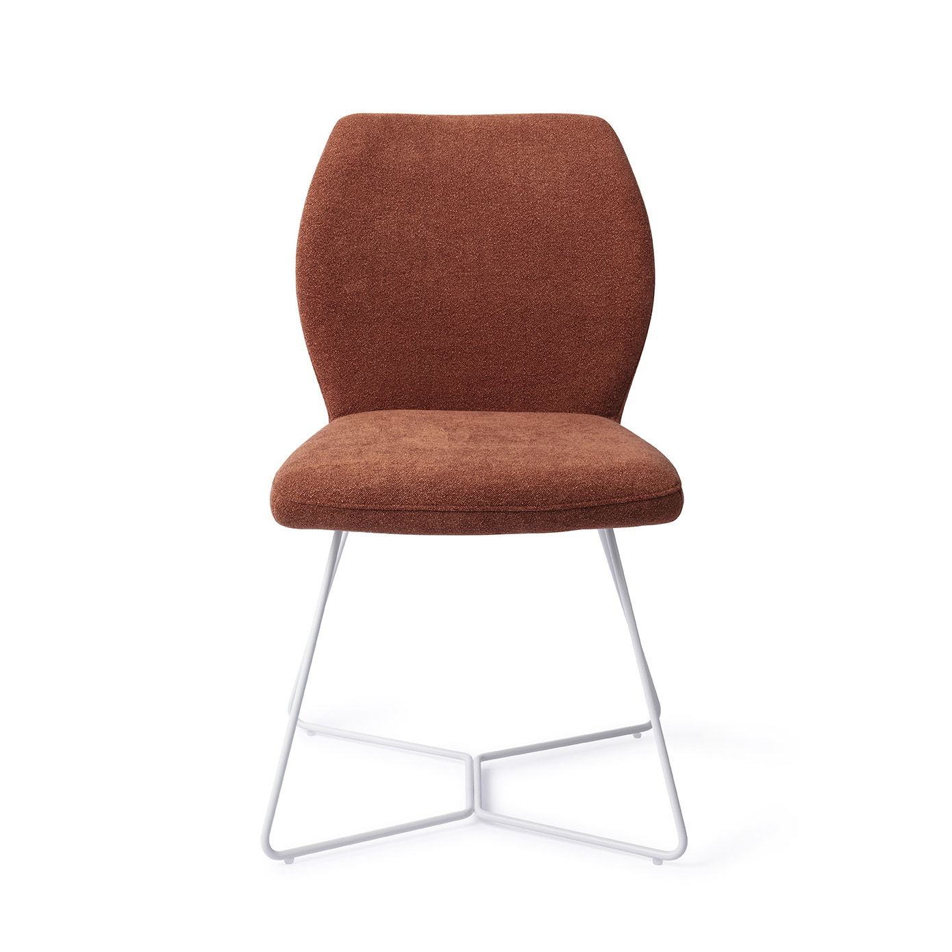 Jesper Home Eetkamerstoel 'Ikata' Beehive White, kleur Cosy Copper