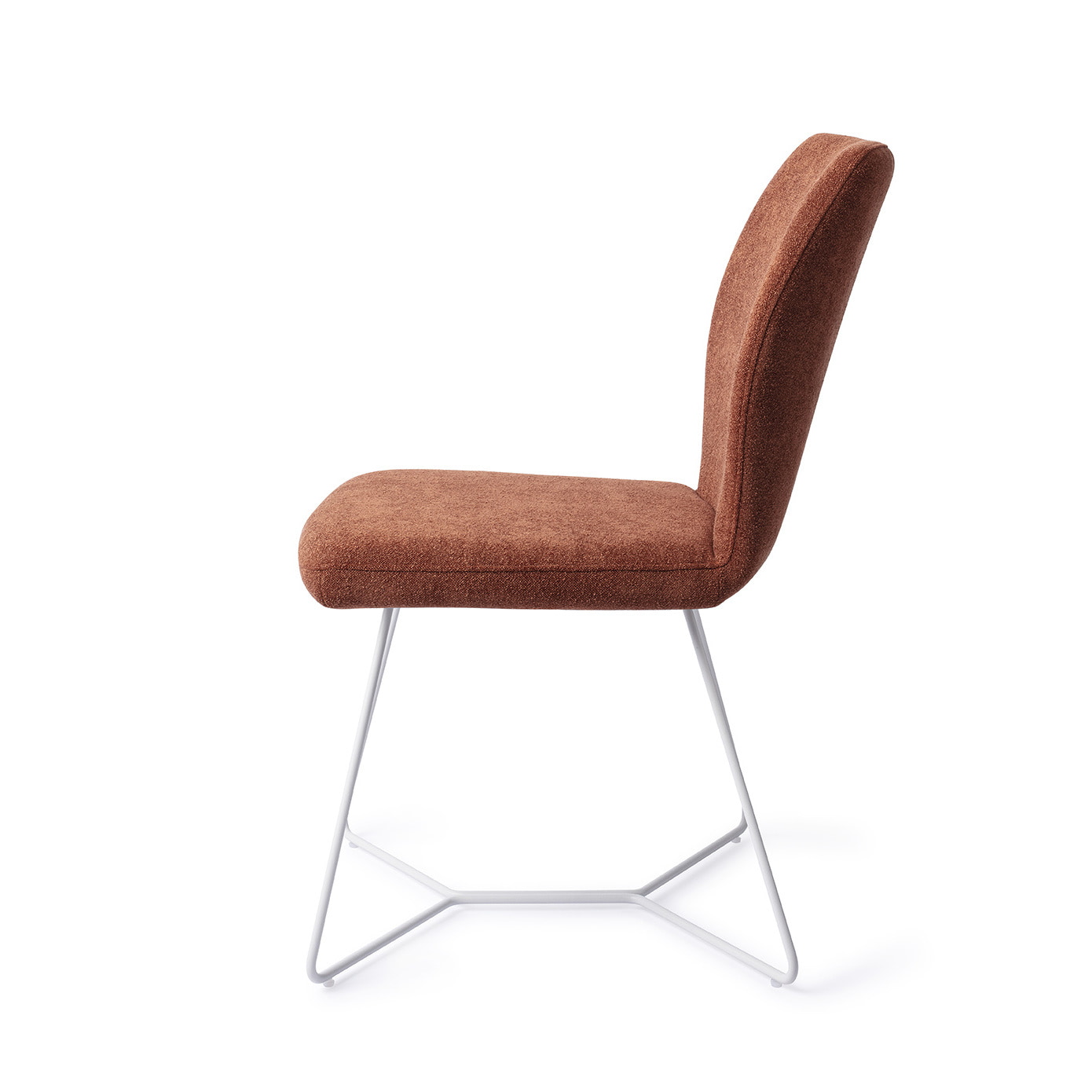 Jesper Home Eetkamerstoel 'Ikata' Beehive White, kleur Cosy Copper
