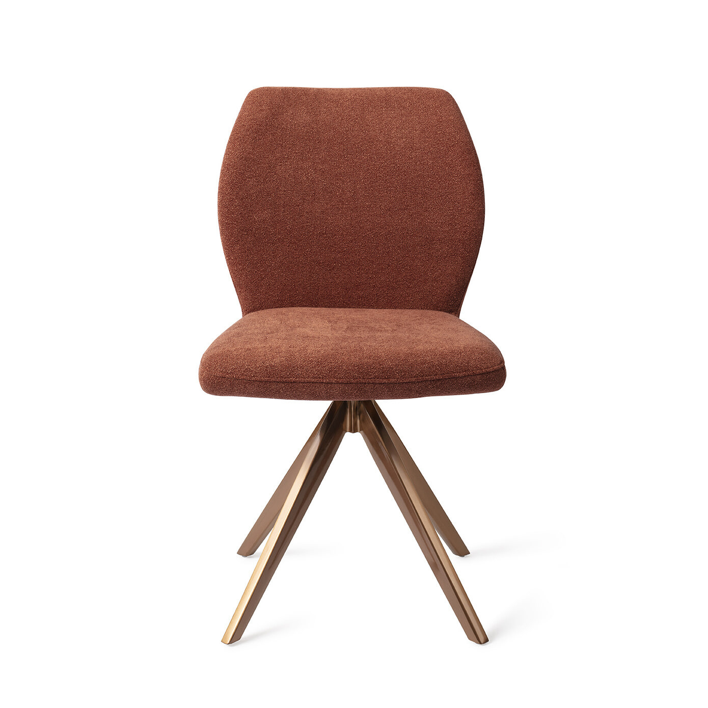 Jesper Home Eetkamerstoel 'Ikata' Turn Rose, Draaibaar, kleur Cosy Copper