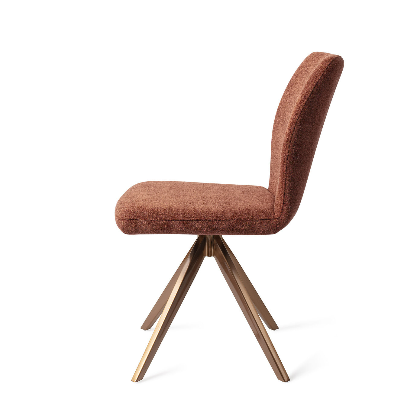 Jesper Home Eetkamerstoel 'Ikata' Turn Rose, Draaibaar, kleur Cosy Copper