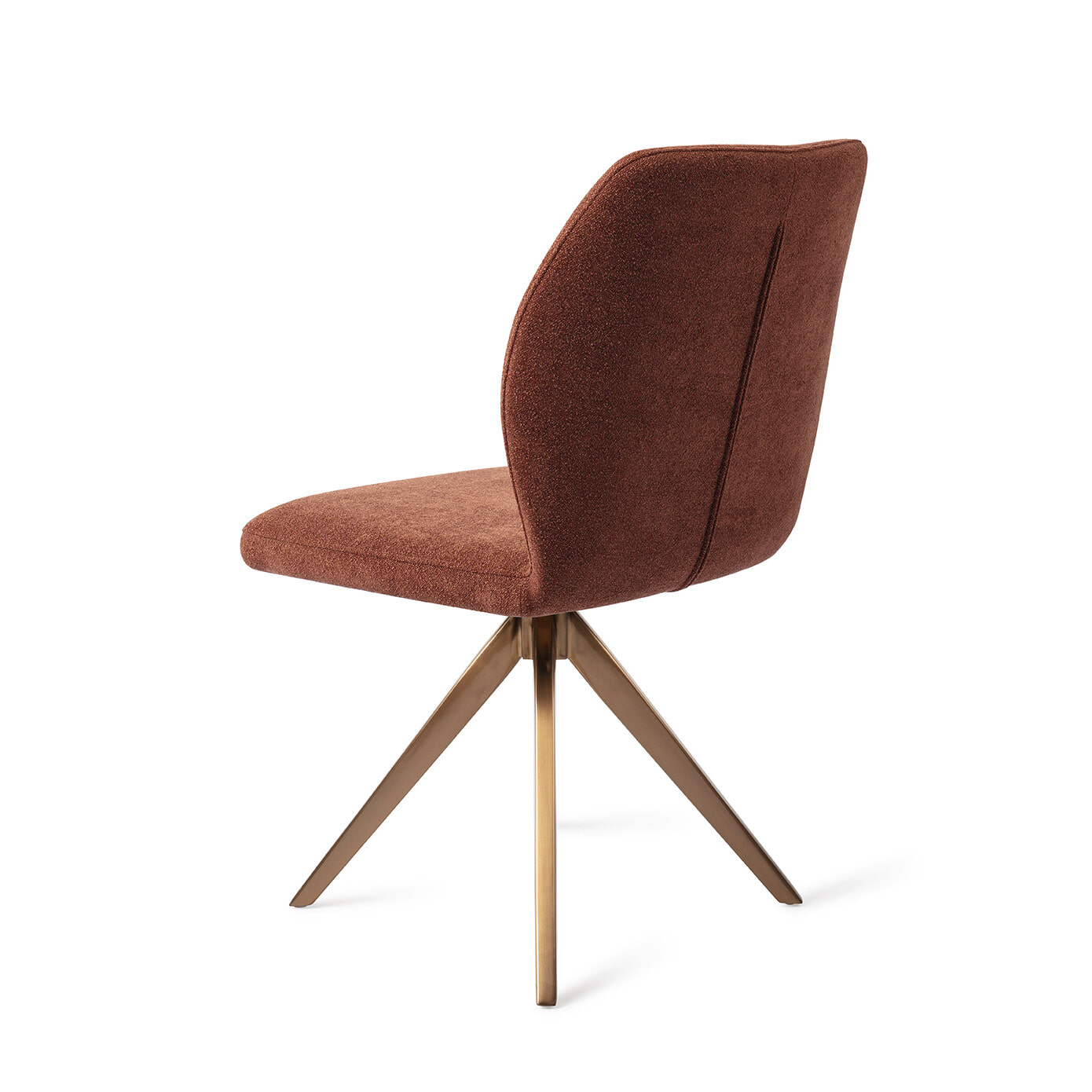 Jesper Home Eetkamerstoel 'Ikata' Turn Rose, Draaibaar, kleur Cosy Copper