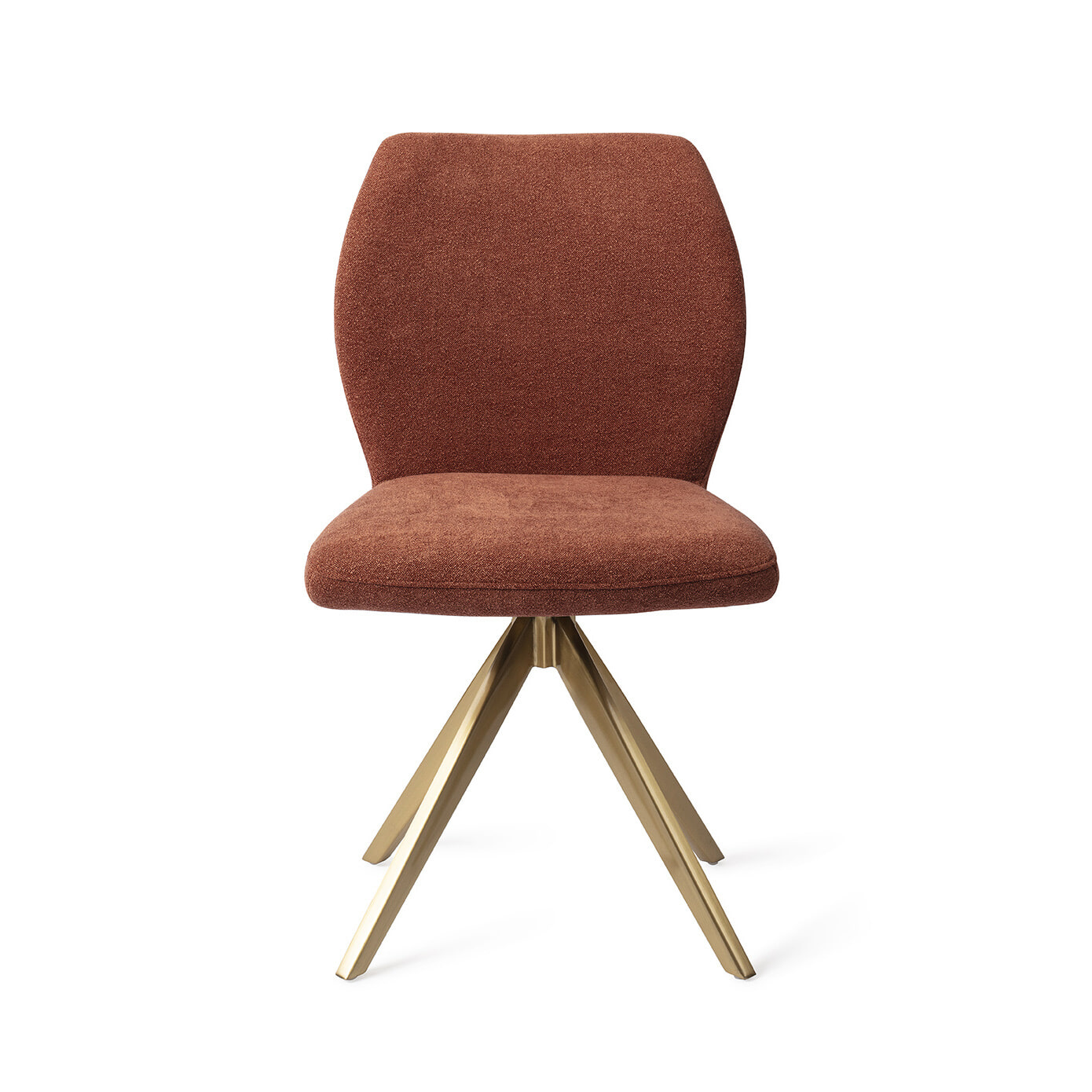Jesper Home Eetkamerstoel 'Ikata' Turn Gold, Draaibaar, kleur Cosy Copper