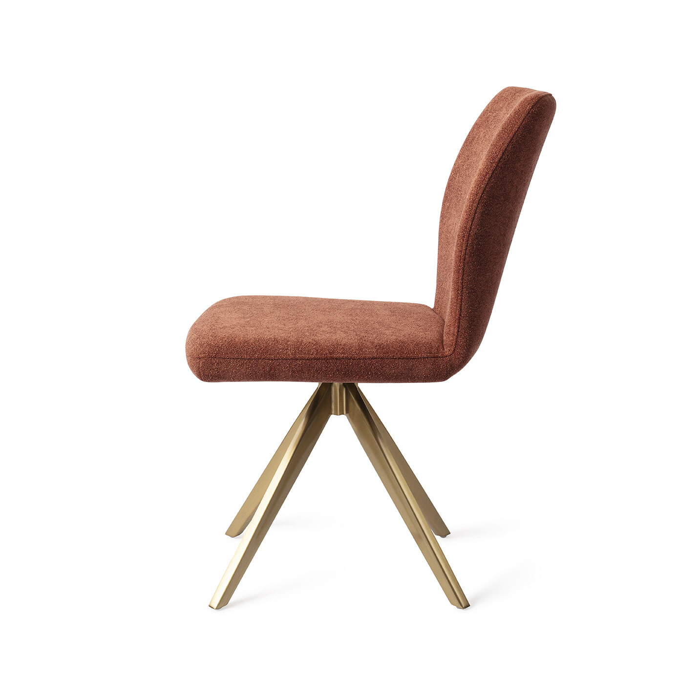 Jesper Home Eetkamerstoel 'Ikata' Turn Gold, Draaibaar, kleur Cosy Copper