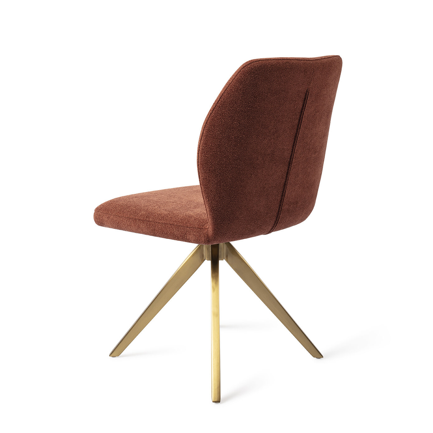 Jesper Home Eetkamerstoel 'Ikata' Turn Gold, Draaibaar, kleur Cosy Copper