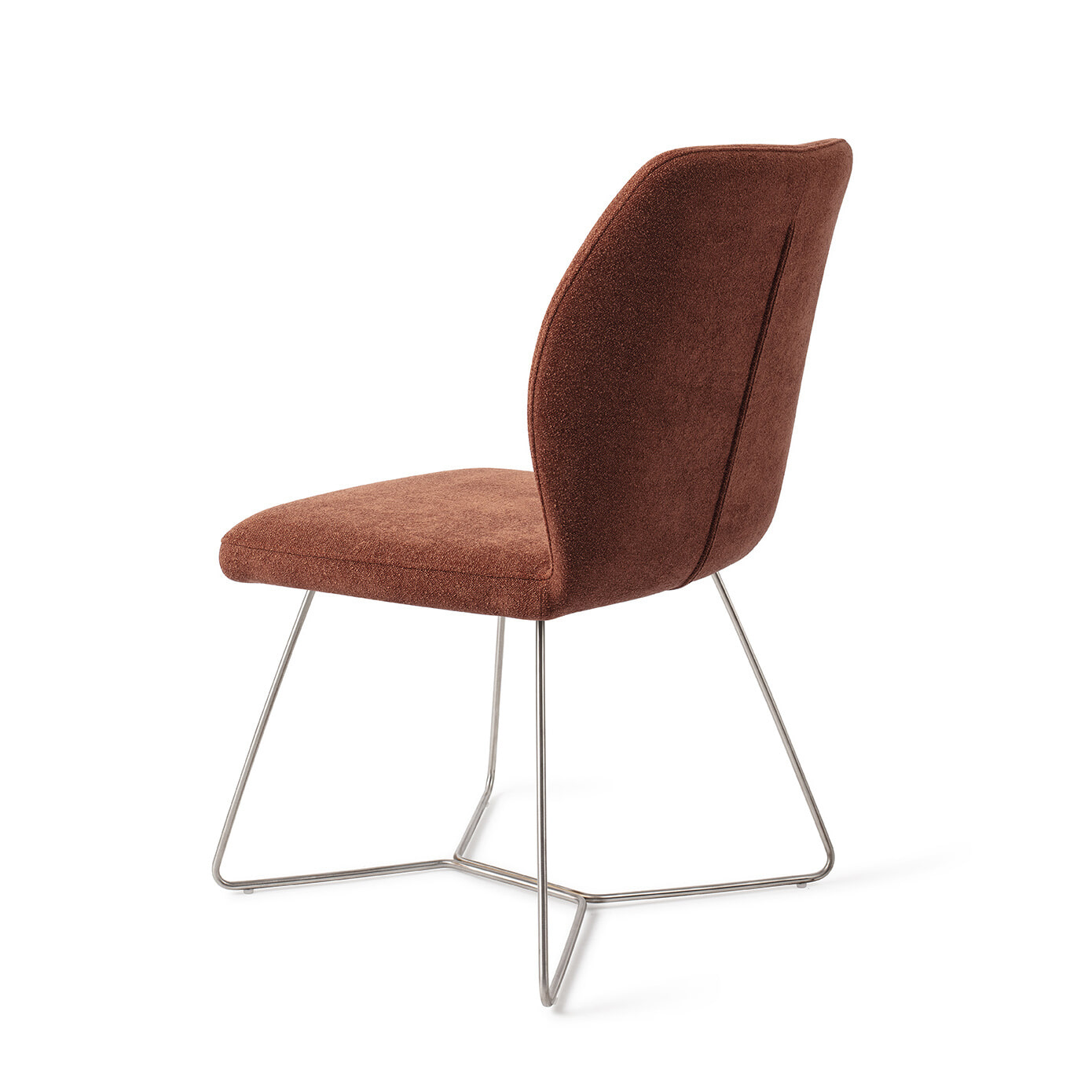 Jesper Home Eetkamerstoel 'Ikata' Beehive Steel, kleur Cosy Copper