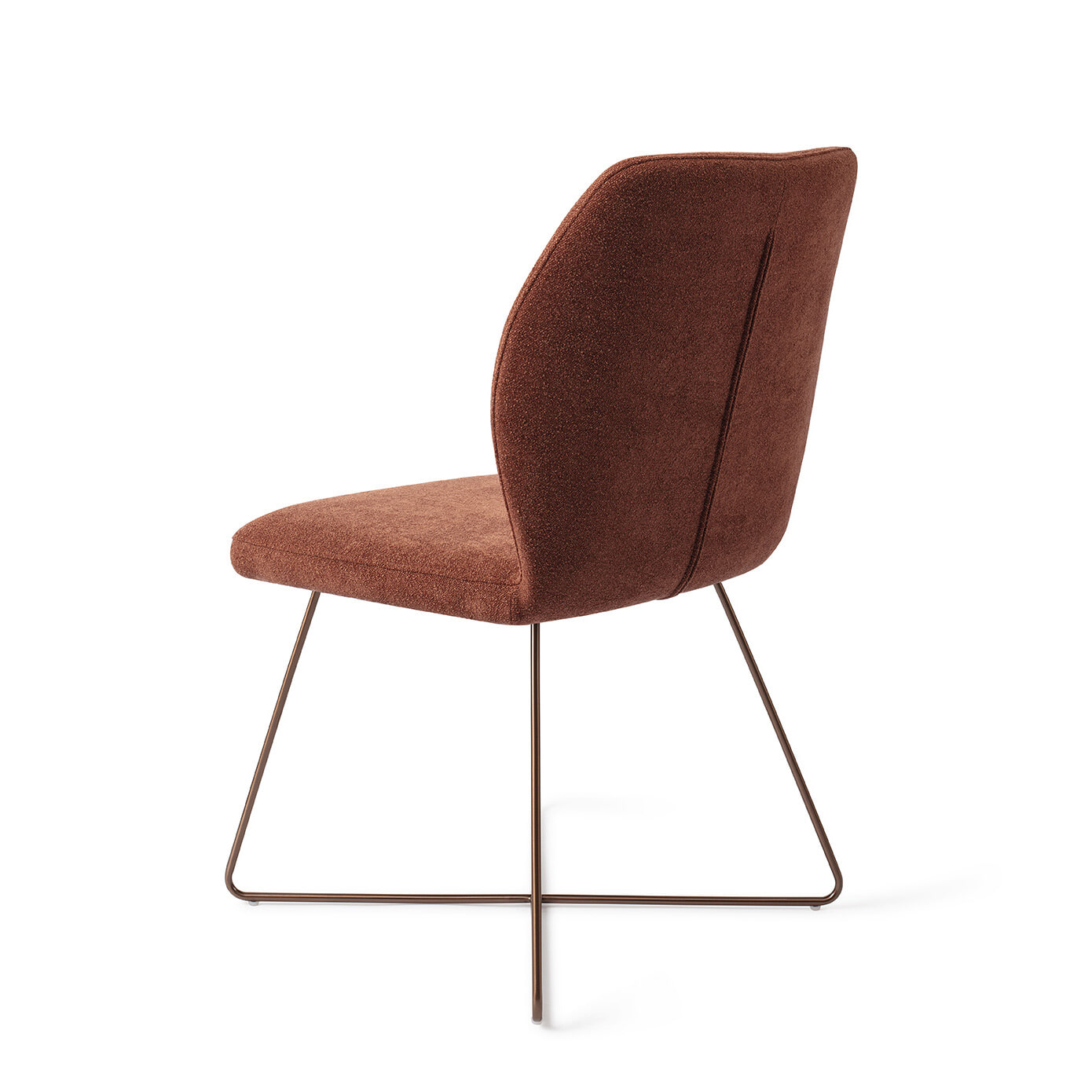Jesper Home Eetkamerstoel 'Ikata' Cross Rose, kleur Cosy Copper