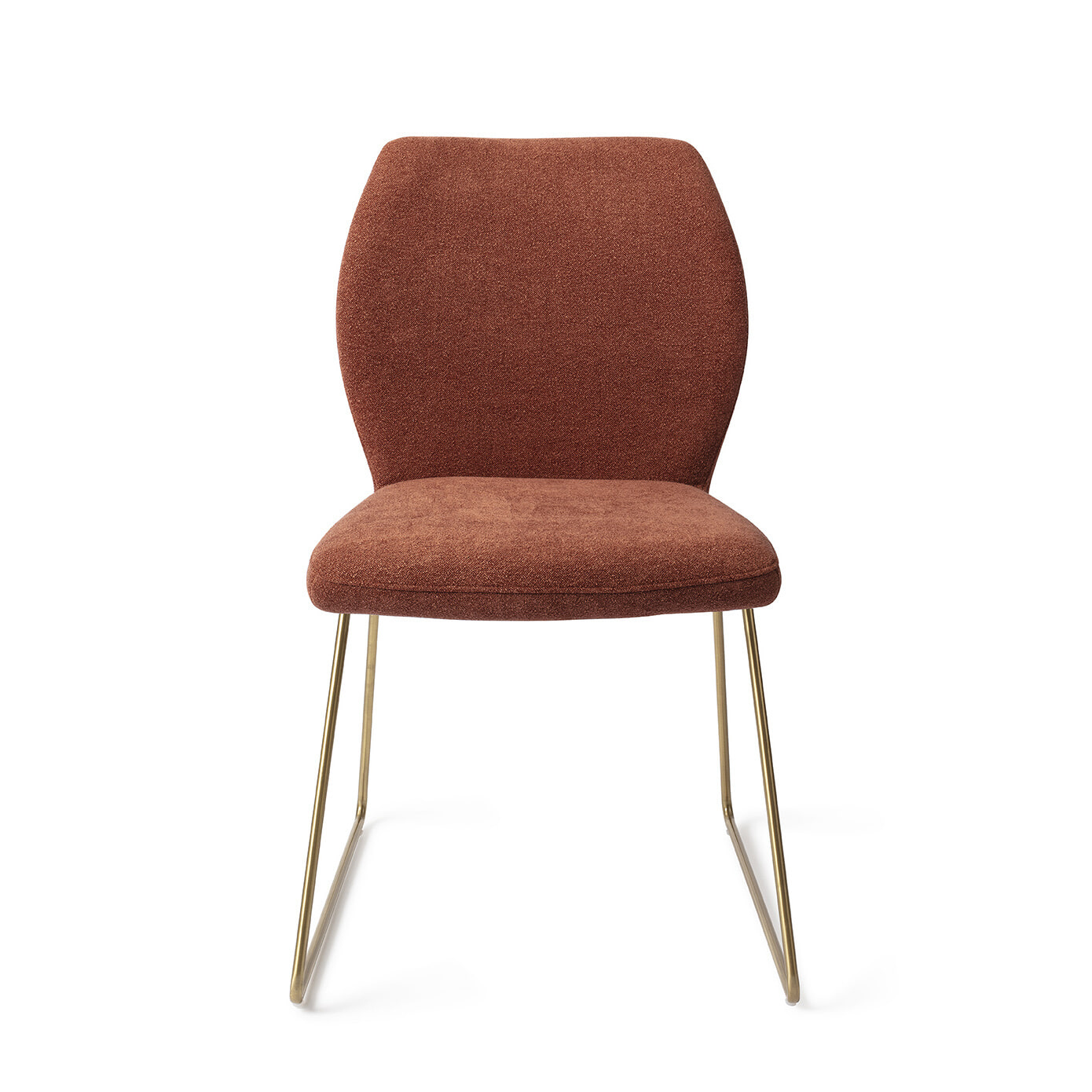 Jesper Home Eetkamerstoel 'Ikata' Slide Gold, kleur Cosy Copper