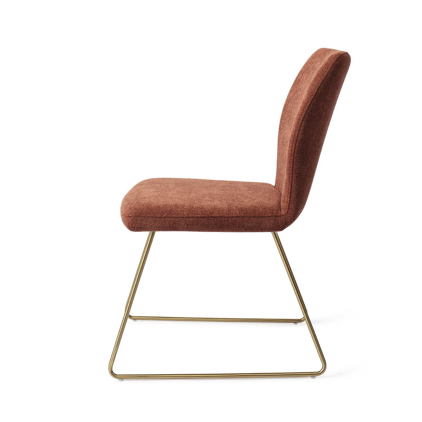 Jesper Home Eetkamerstoel 'Ikata' Slide Gold, kleur Cosy Copper