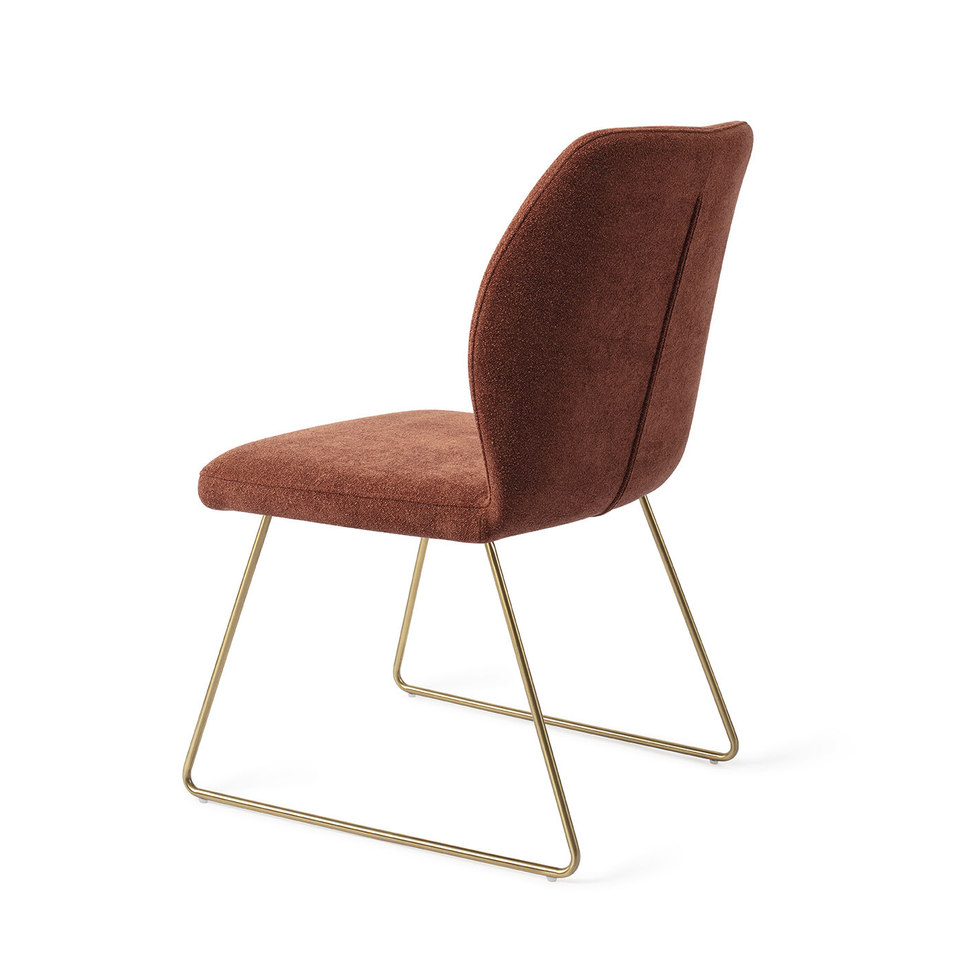 Jesper Home Eetkamerstoel 'Ikata' Slide Gold, kleur Cosy Copper