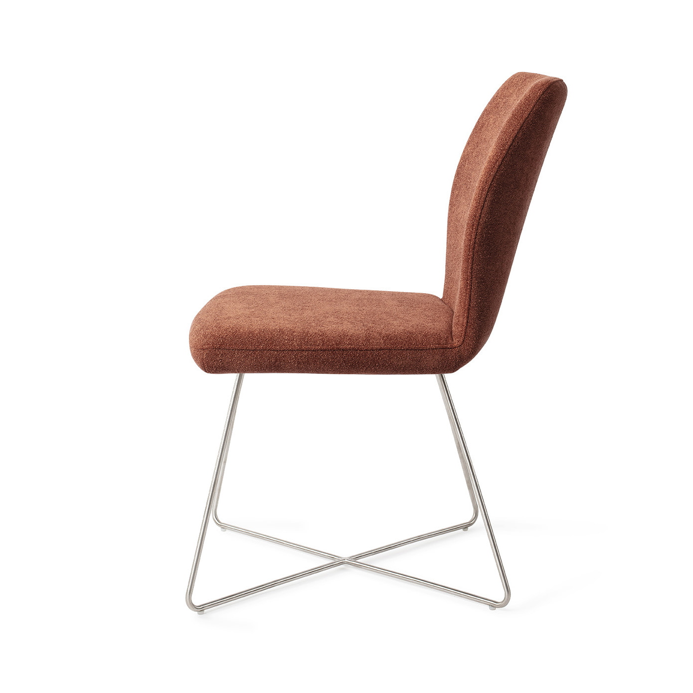 Jesper Home Eetkamerstoel 'Ikata' Cross Steel, kleur Cosy Copper