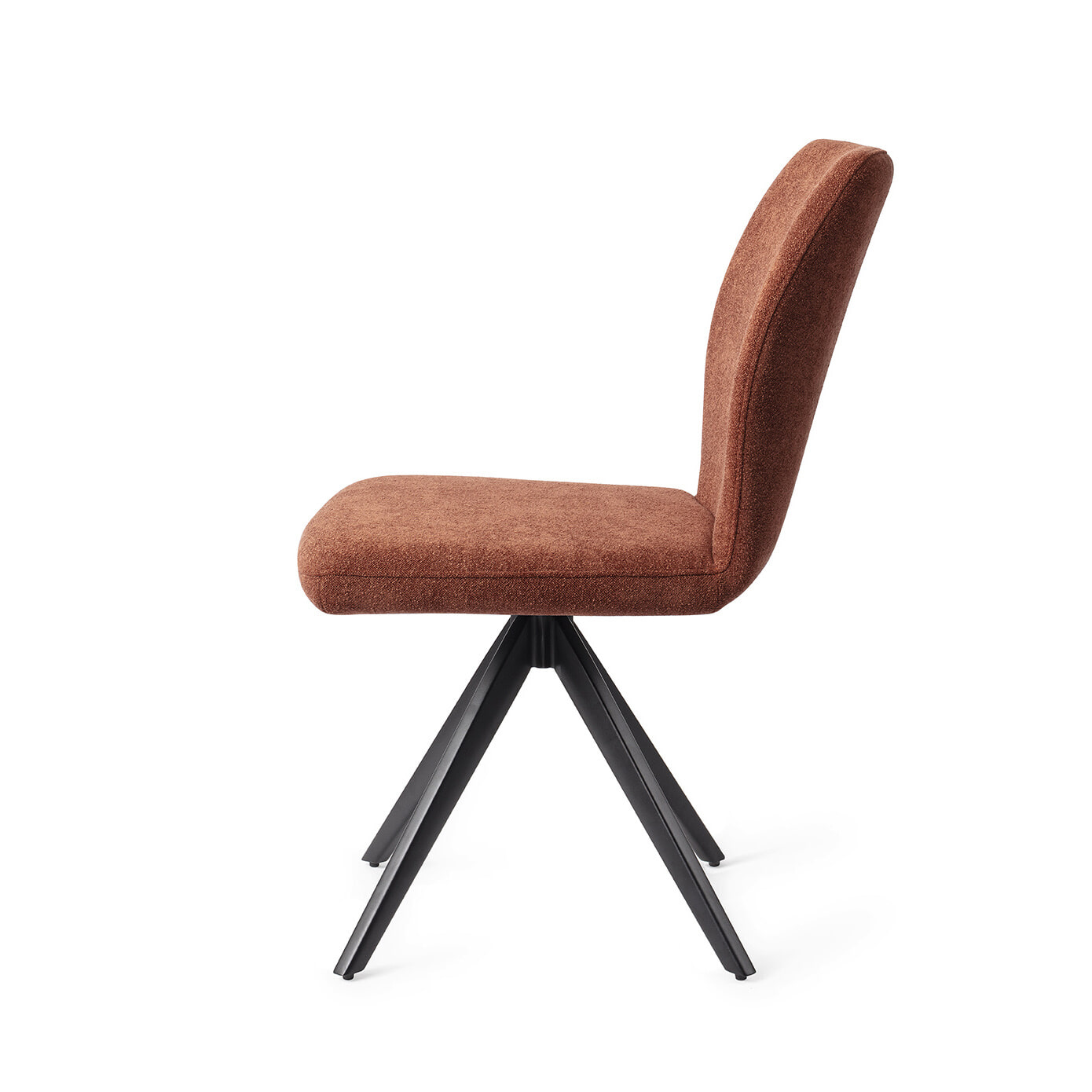Jesper Home Eetkamerstoel 'Ikata' Turn Black, Draaibaar, kleur Cosy Copper