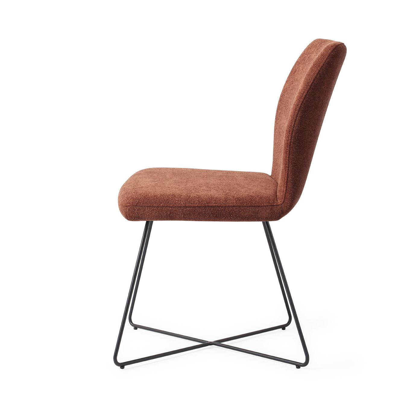 Jesper Home Eetkamerstoel 'Ikata' Cross Black, kleur Cosy Copper