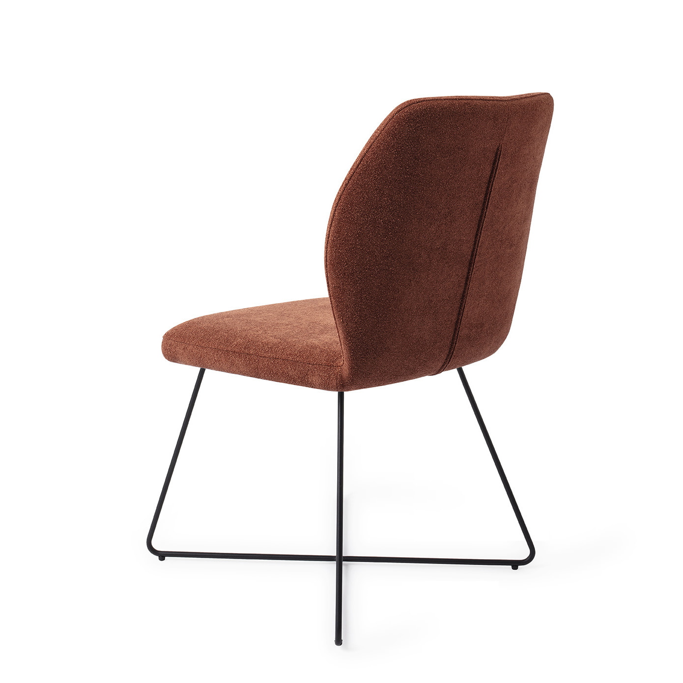 Jesper Home Eetkamerstoel 'Ikata' Cross Black, kleur Cosy Copper