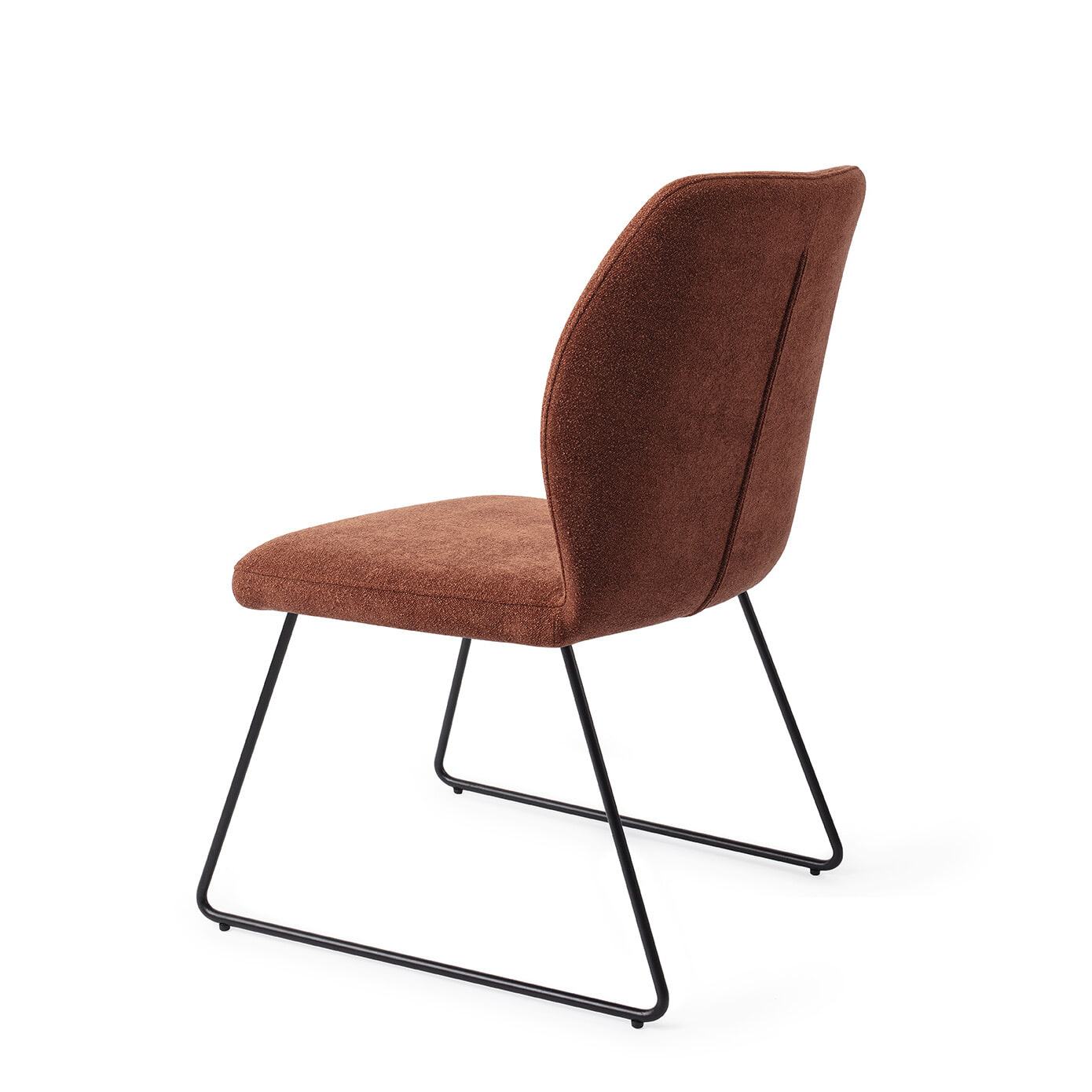 Jesper Home Eetkamerstoel 'Ikata' Slide Black, kleur Cosy Copper
