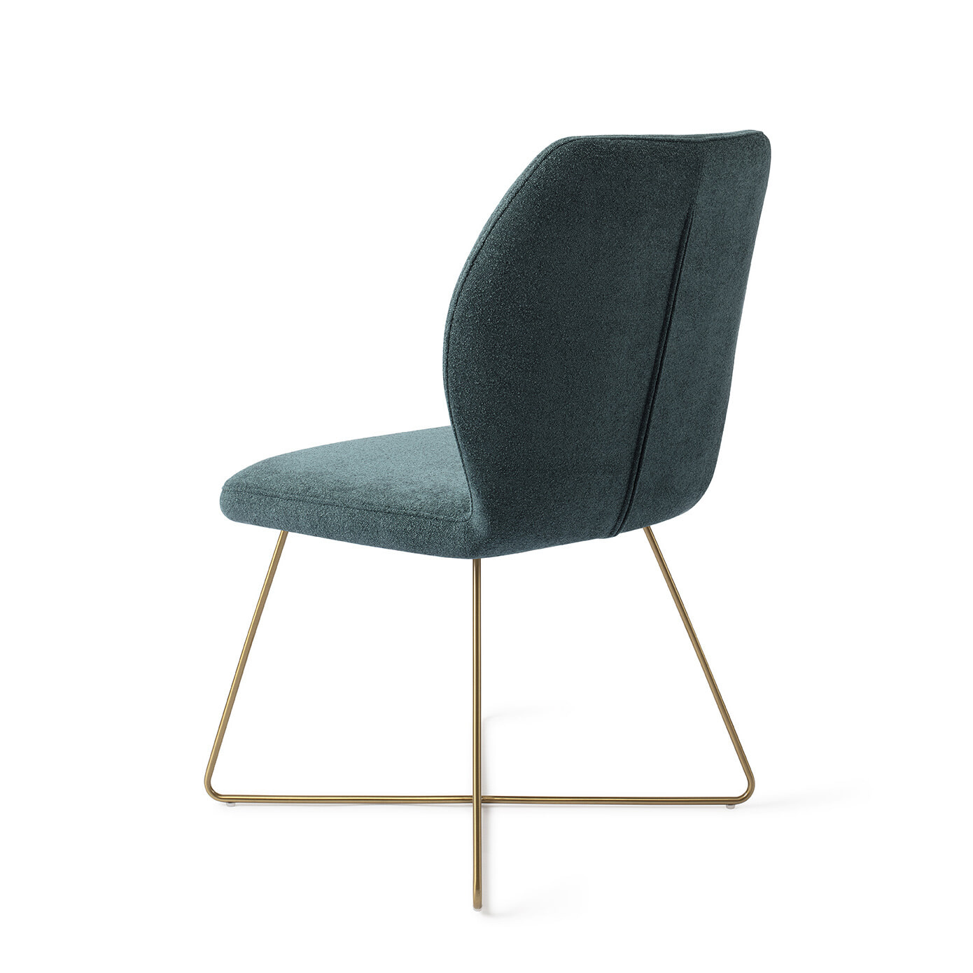 Jesper Home Eetkamerstoel 'Ikata' Cross Gold, kleur Merry Mermaid
