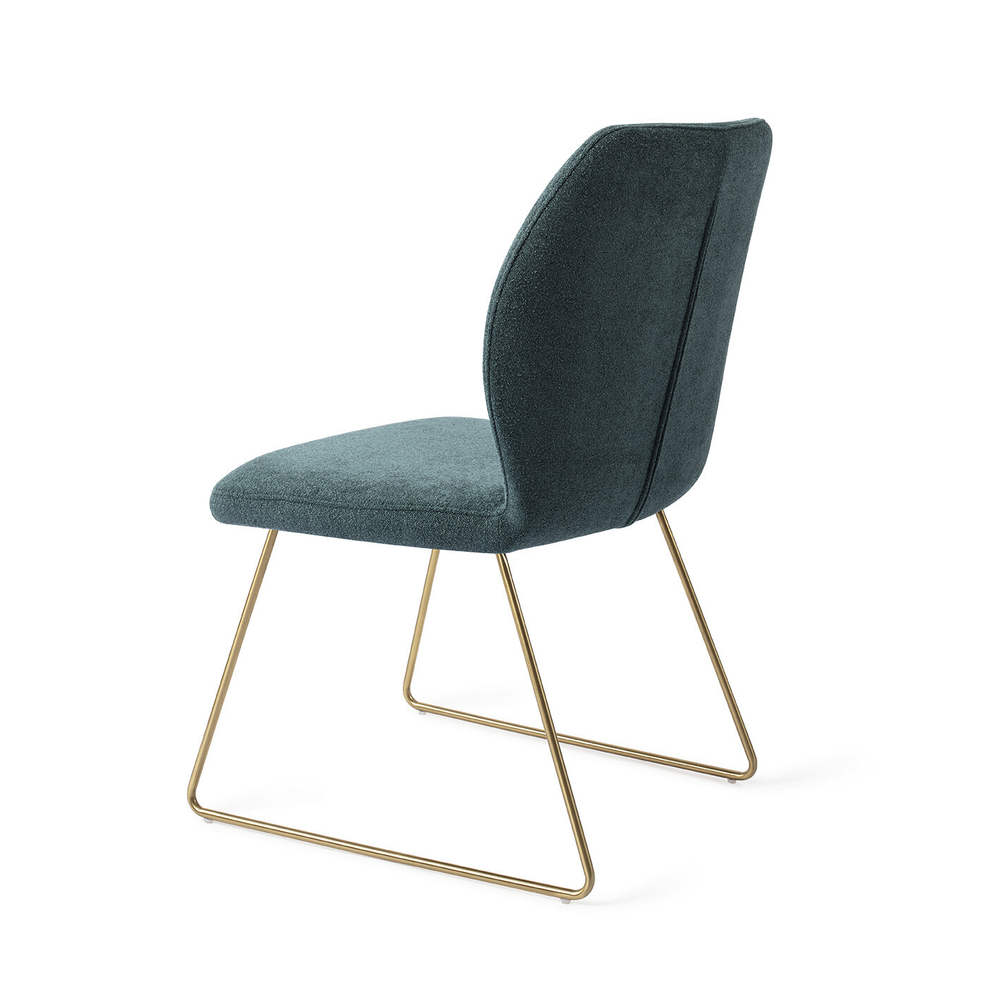 Jesper Home Eetkamerstoel 'Ikata' Slide Gold, kleur Merry Mermaid