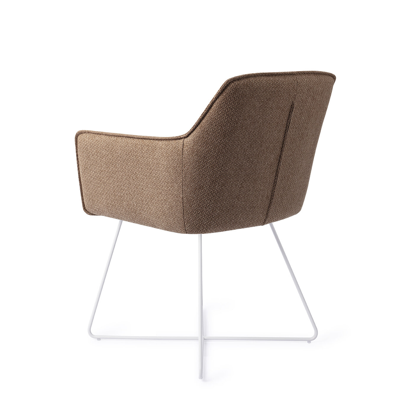 Jesper Home Eetkamerstoel 'Hofu' Cross White, kleur French Toast