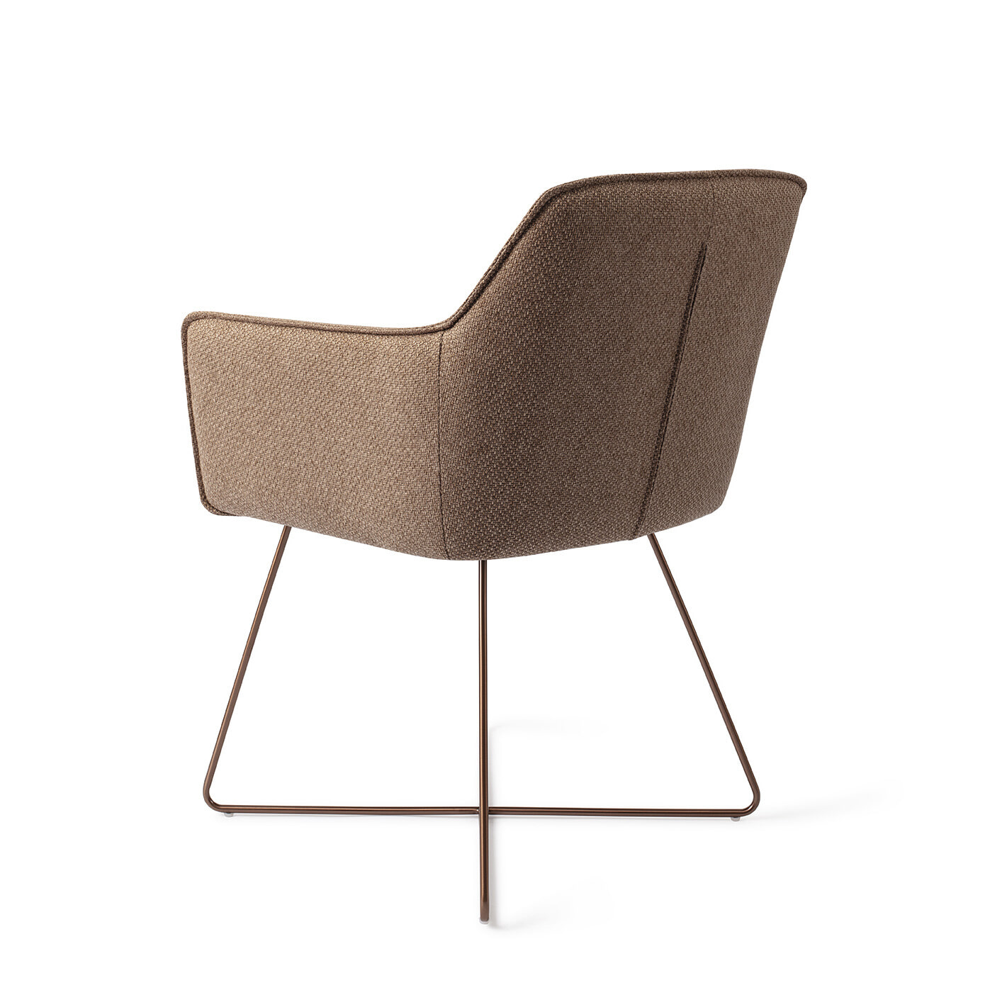 Jesper Home Eetkamerstoel 'Hofu' Cross Rose, kleur French Toast