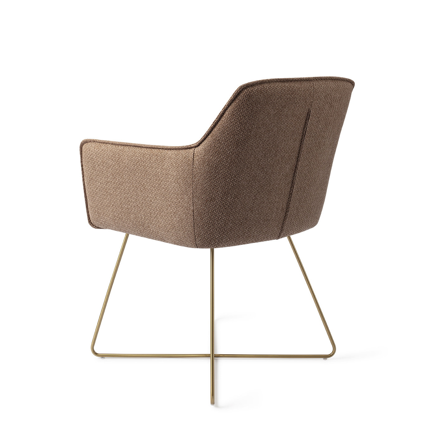 Jesper Home Eetkamerstoel 'Hofu' Cross Gold, kleur French Toast