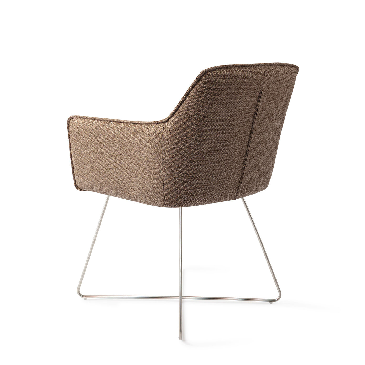 Jesper Home Eetkamerstoel 'Hofu' Cross Steel, kleur French Toast