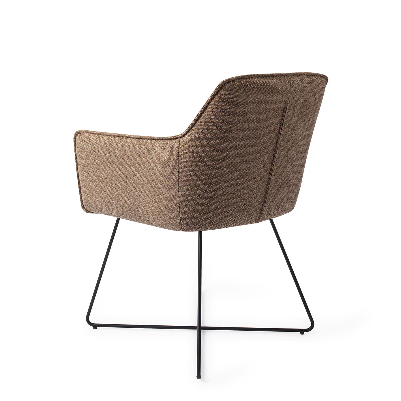 Jesper Home Eetkamerstoel 'Hofu' Cross Black, kleur French Toast