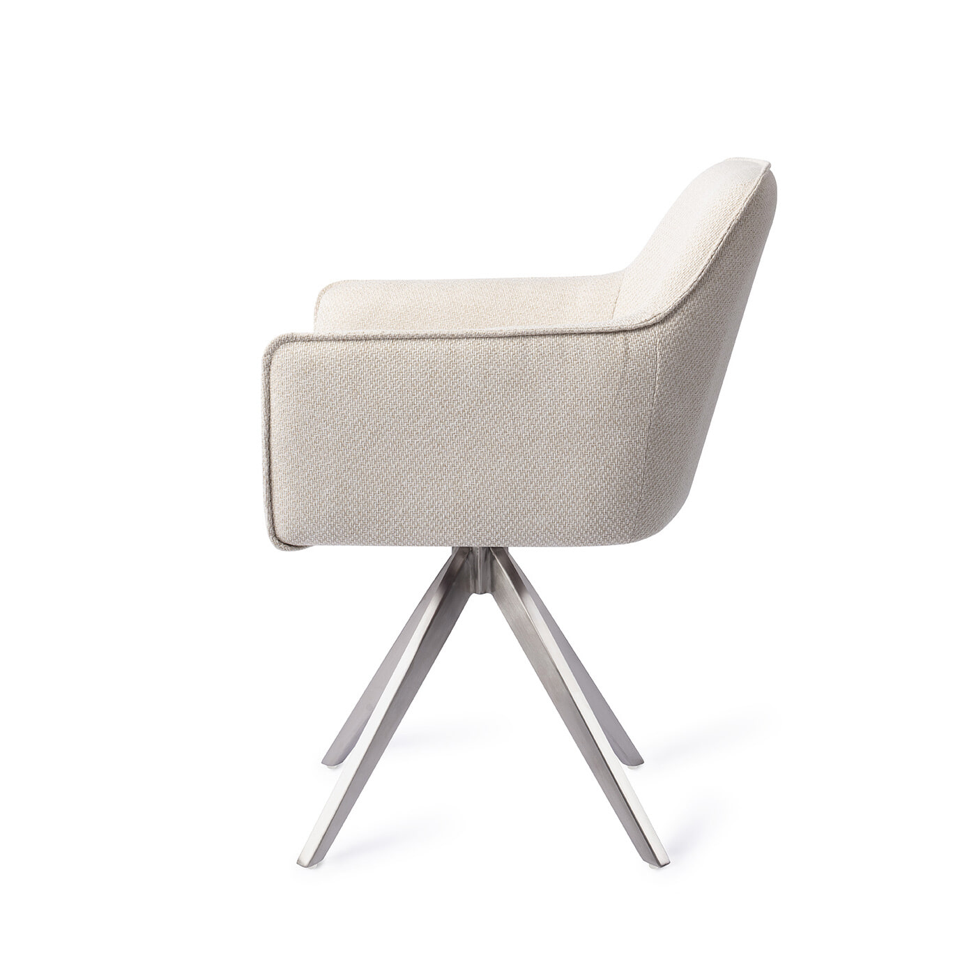 Jesper Home Eetkamerstoel 'Hofu' Turn Steel, Draaibaar, kleur Enoki
