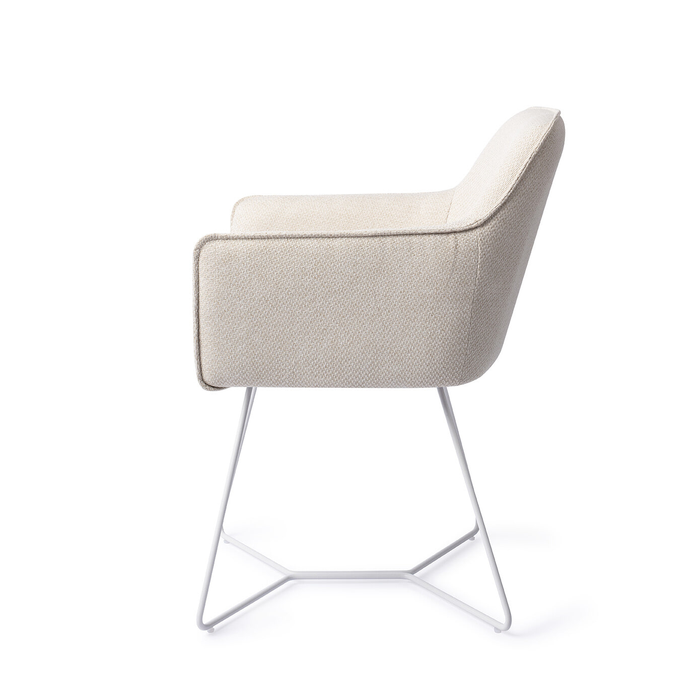 Jesper Home Eetkamerstoel 'Hofu' Beehive White, kleur Enoki