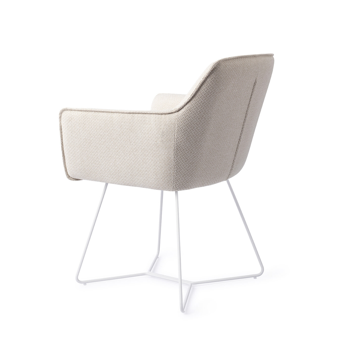 Jesper Home Eetkamerstoel 'Hofu' Beehive White, kleur Enoki