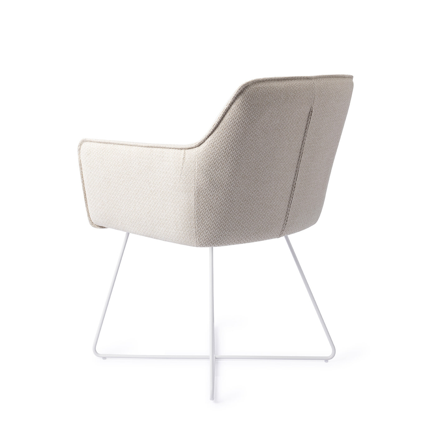 Jesper Home Eetkamerstoel 'Hofu' Cross White, kleur Enoki