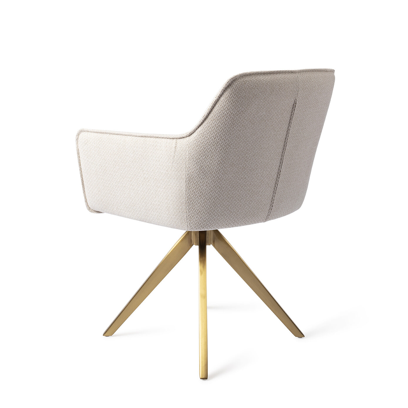 Jesper Home Eetkamerstoel 'Hofu' Turn Gold, Draaibaar, kleur Enoki
