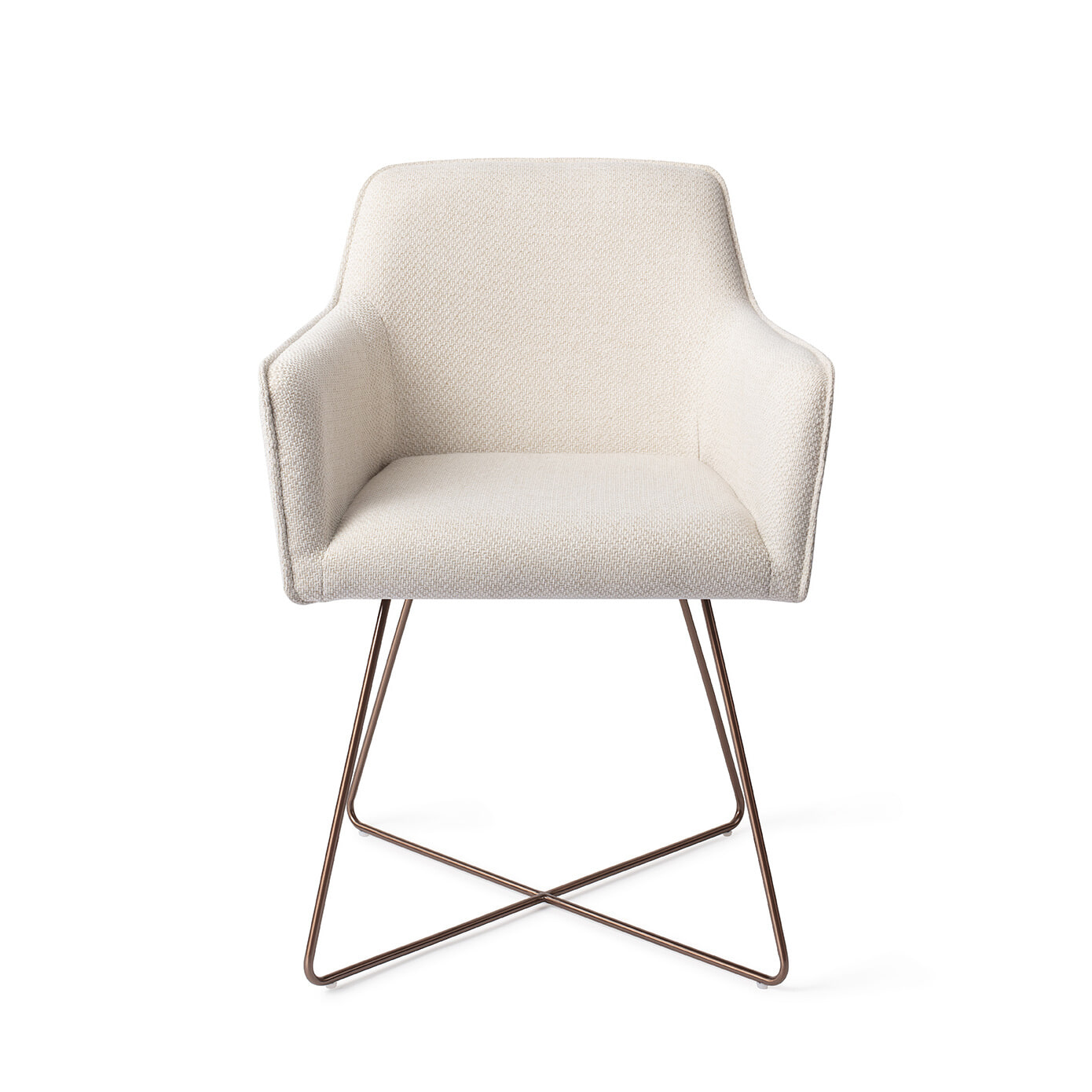 Jesper Home Eetkamerstoel 'Hofu' Cross Rose, kleur Enoki