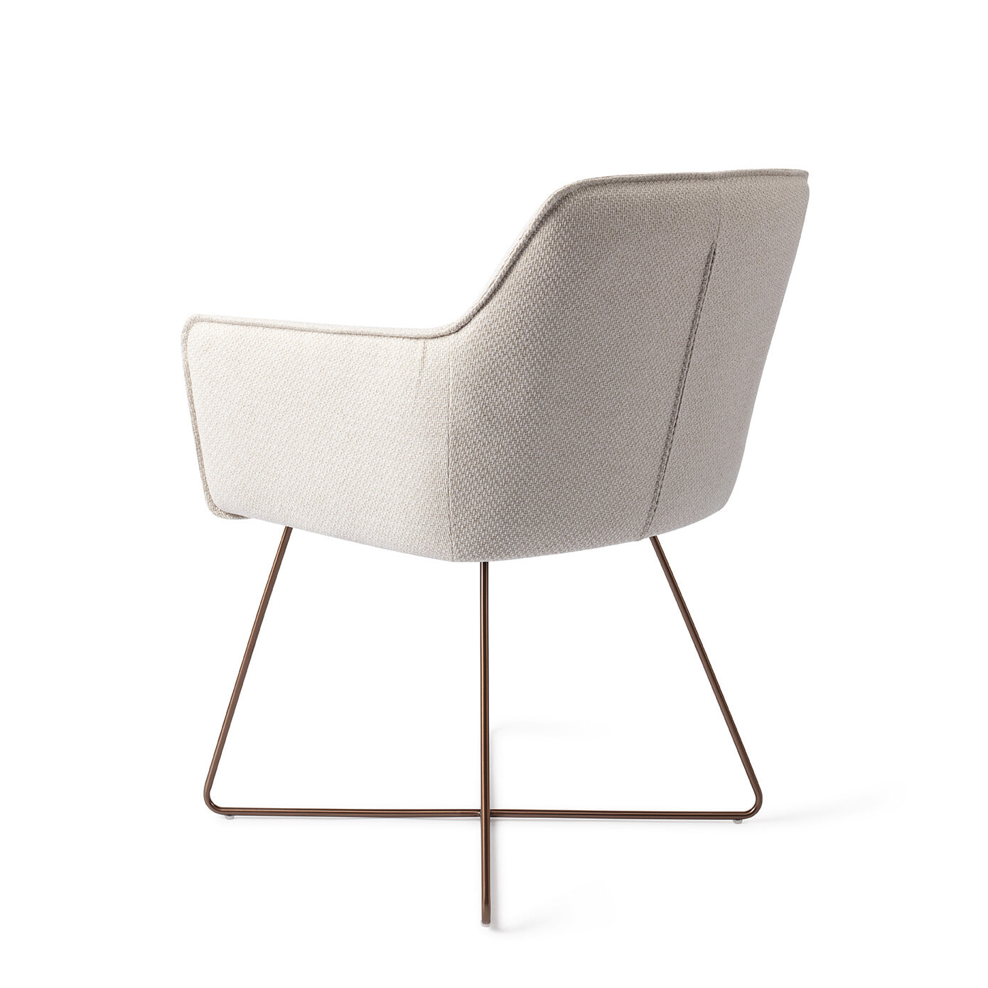 Jesper Home Eetkamerstoel 'Hofu' Cross Rose, kleur Enoki