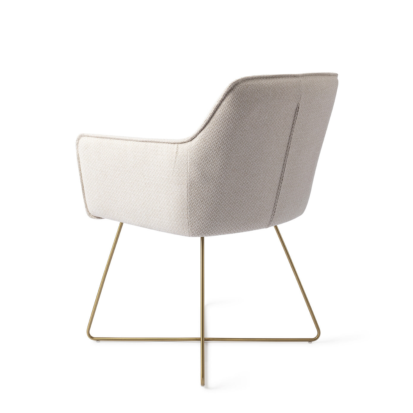 Jesper Home Eetkamerstoel 'Hofu' Cross Gold, kleur Enoki