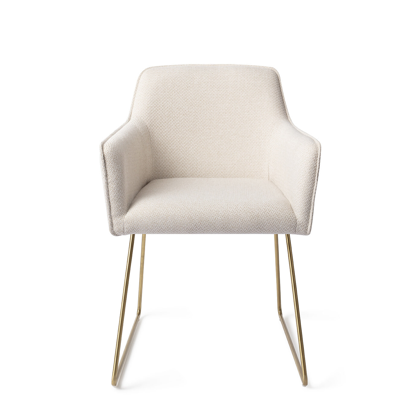 Jesper Home Eetkamerstoel 'Hofu' Slide Gold, kleur Enoki
