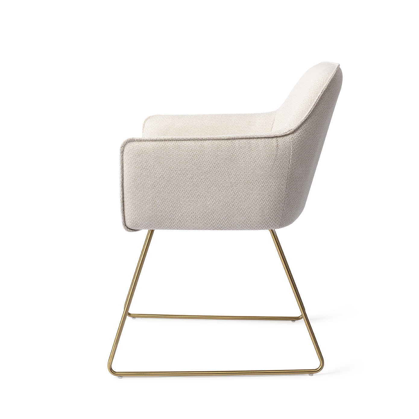 Jesper Home Eetkamerstoel 'Hofu' Slide Gold, kleur Enoki