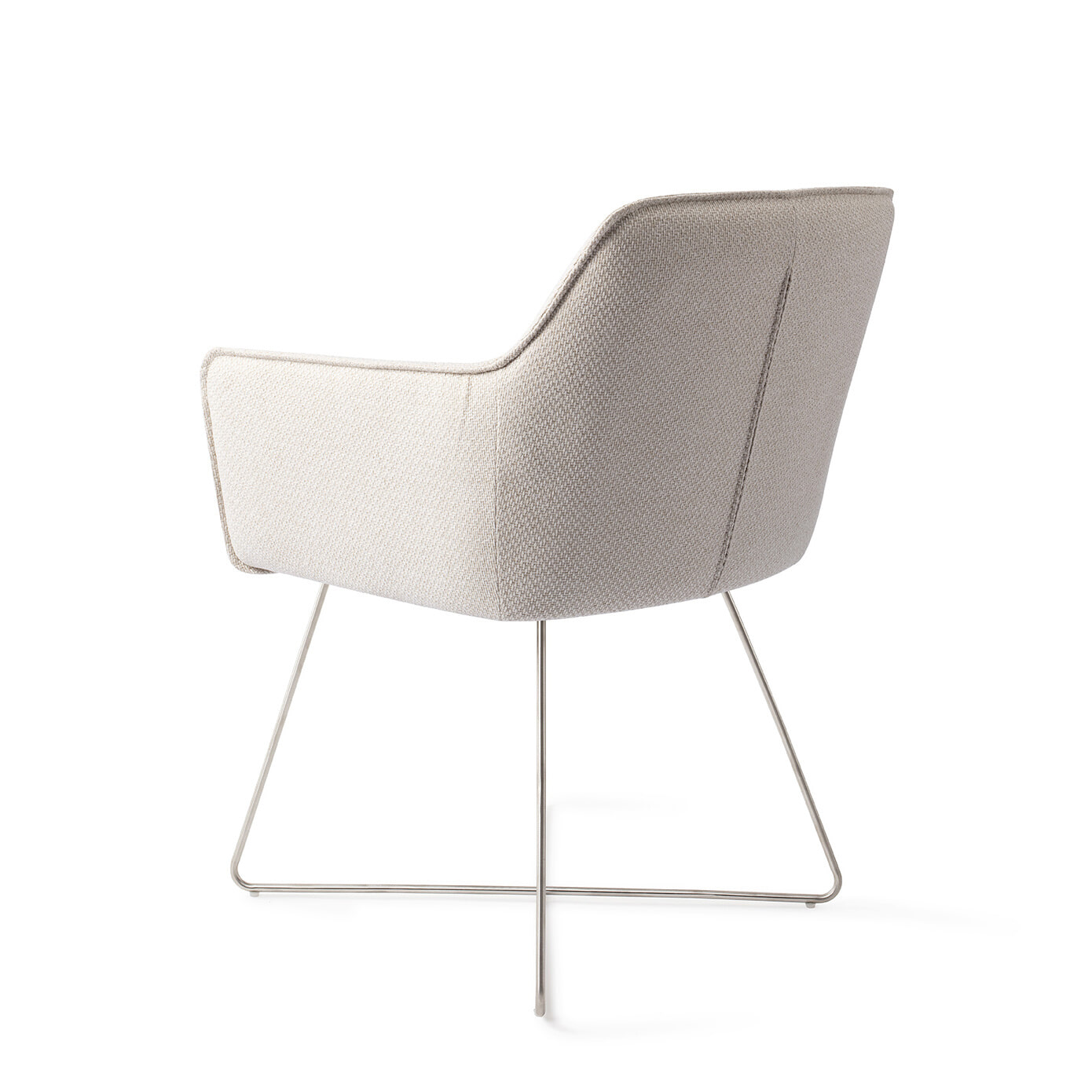 Jesper Home Eetkamerstoel 'Hofu' Cross Steel, kleur Enoki