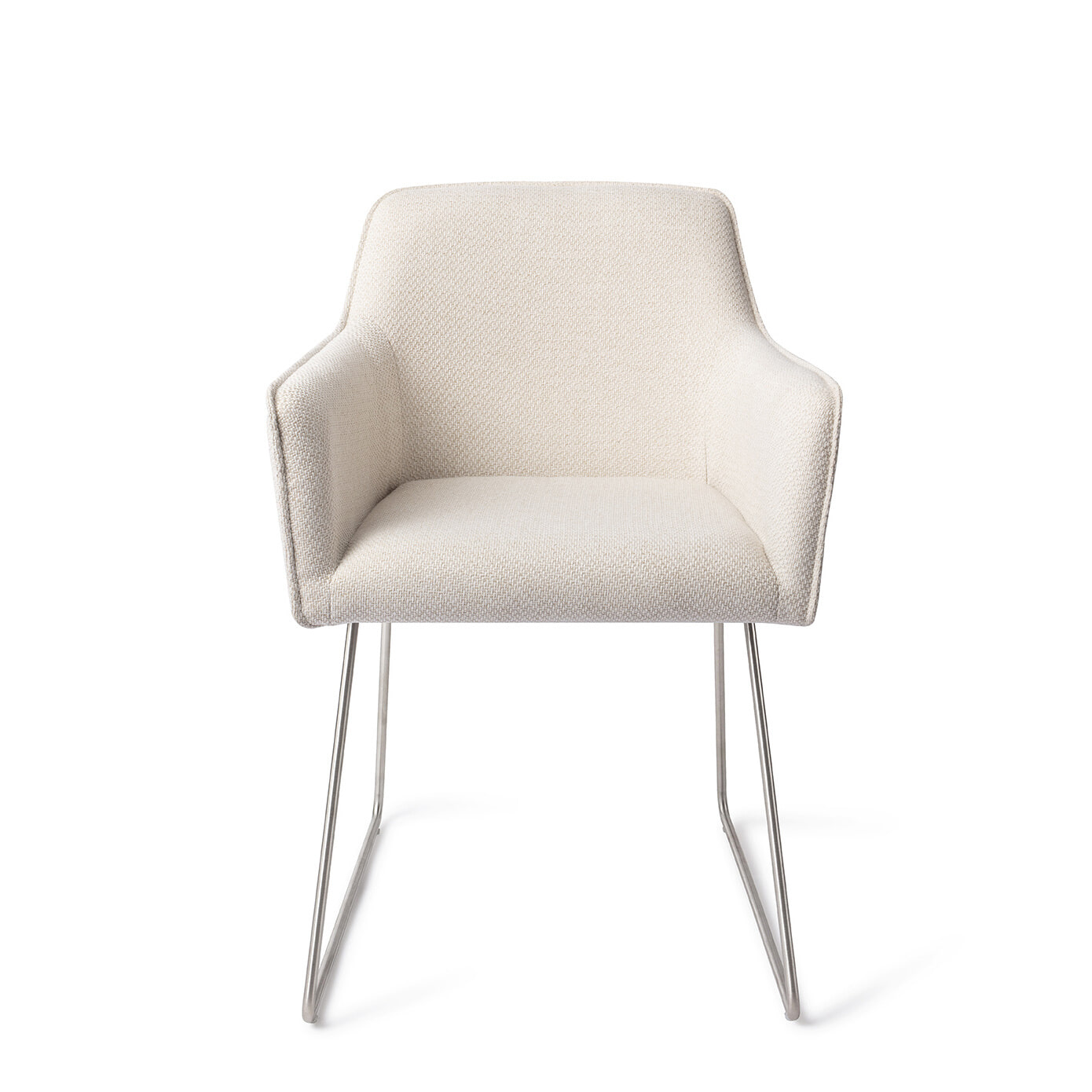 Jesper Home Eetkamerstoel 'Hofu' Slide Steel, kleur Enoki