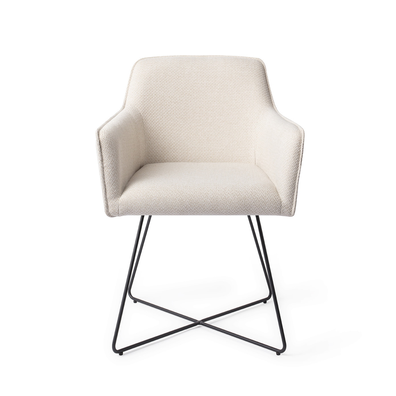 Jesper Home Eetkamerstoel 'Hofu' Cross Black, kleur Enoki