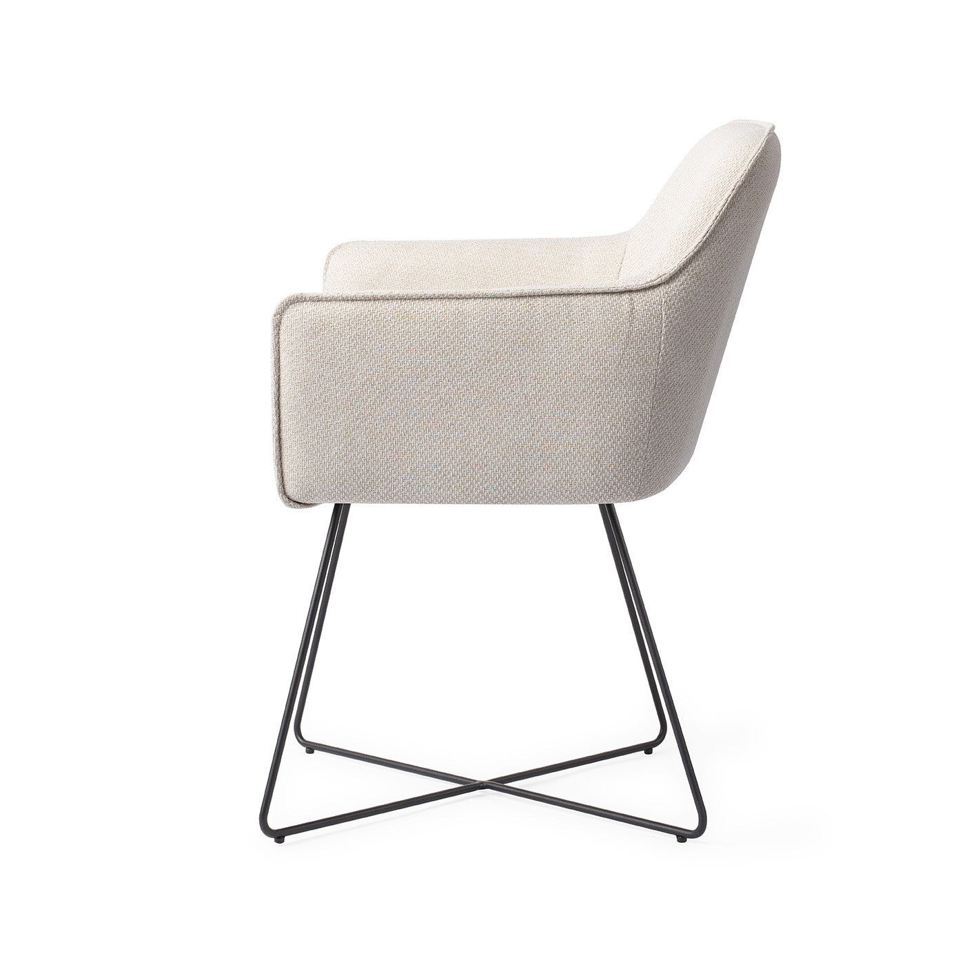 Jesper Home Eetkamerstoel 'Hofu' Cross Black, kleur Enoki