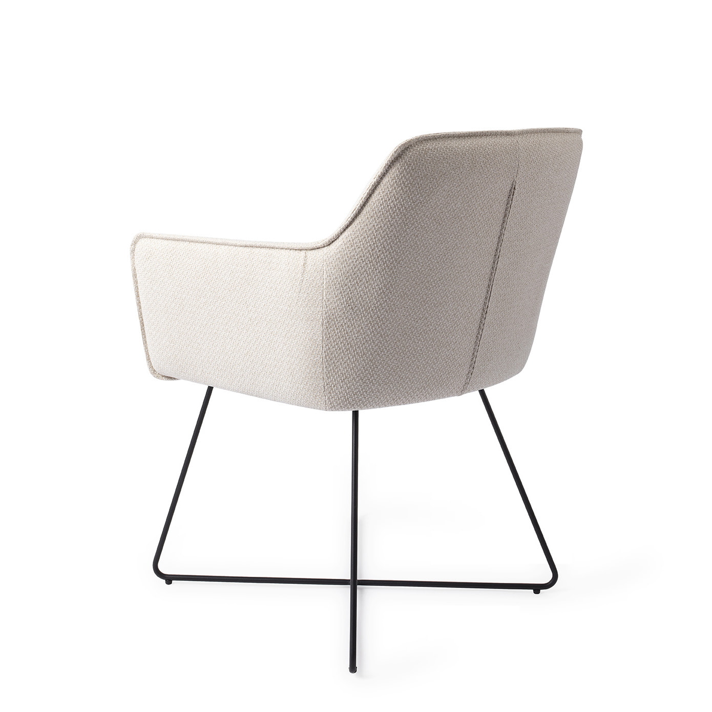Jesper Home Eetkamerstoel 'Hofu' Cross Black, kleur Enoki