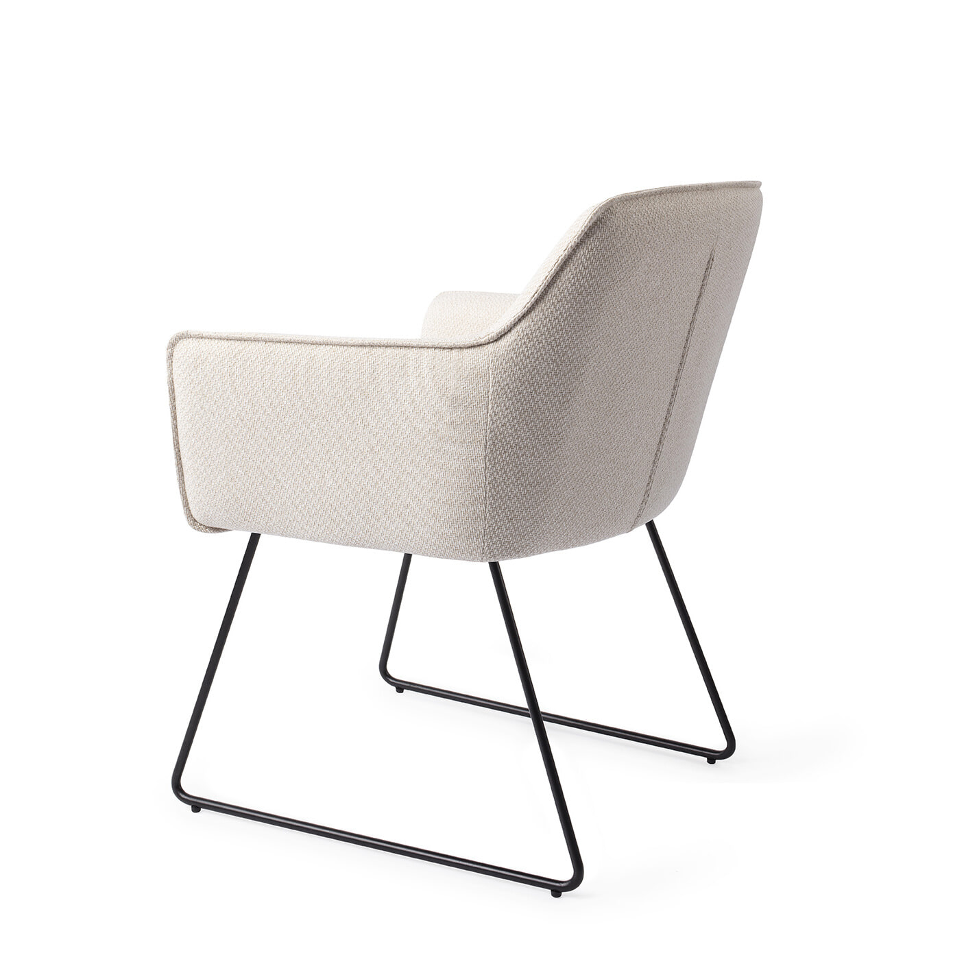 Jesper Home Eetkamerstoel 'Hofu' Slide Black, kleur Enoki