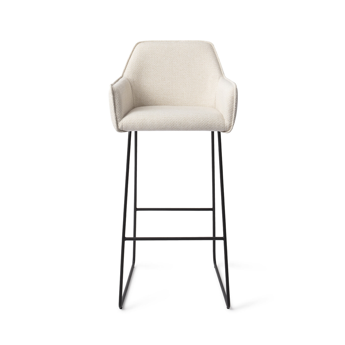 Jesper Home Barkruk 'Hofu' Slide Black, kleur Enoki (zithoogte 75cm)